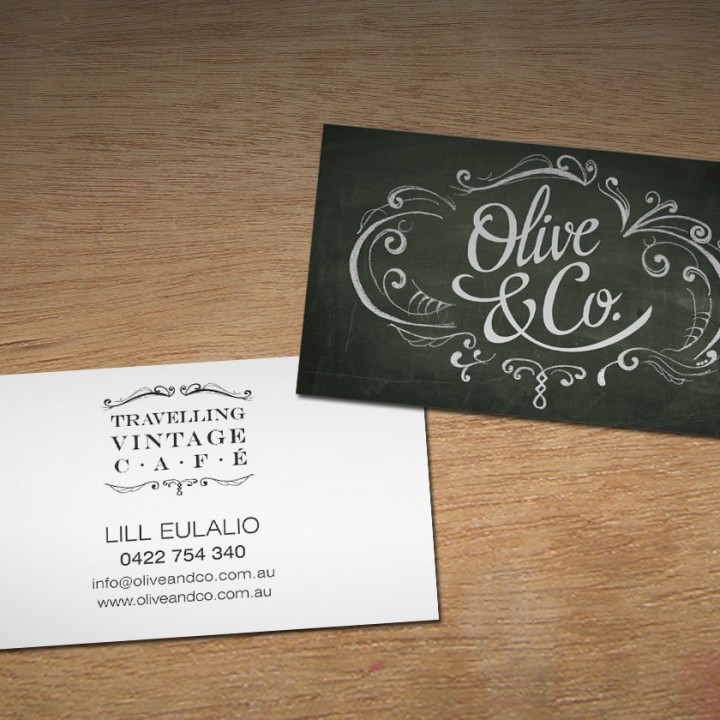 Olive and Co. business cards