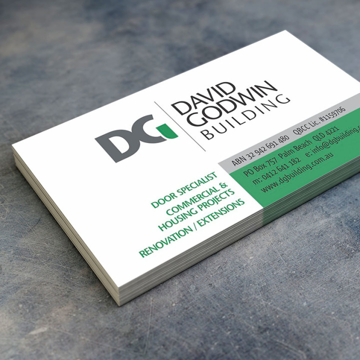 David Godwin Building business cards