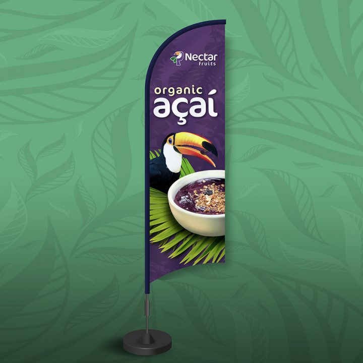 Nectar Fruits Acai flag